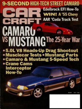 CAR CRAFT 1992 MAY - Z28 vs GT, AAR, 300ZX-TT, GT700